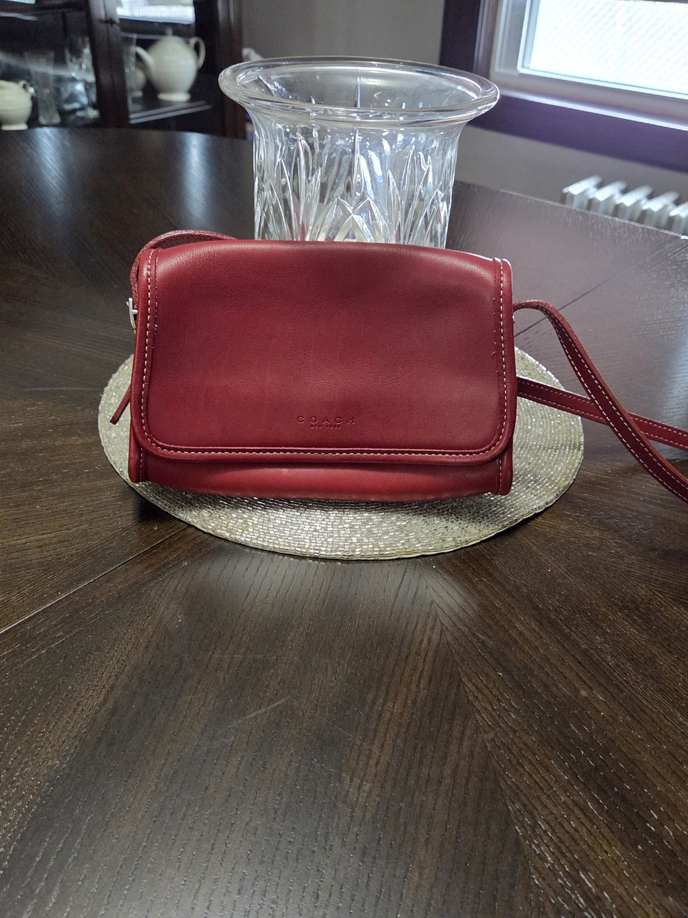 Vintage Coach 'Martini' Leather Shoulder Bag